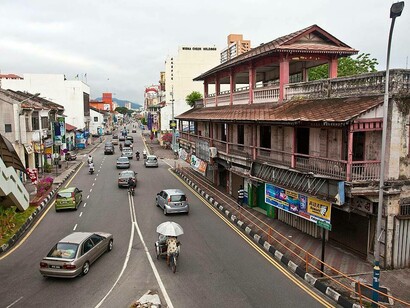 Verso Penang nord, Penang, Malesia