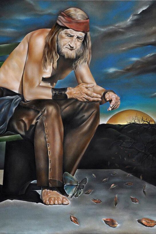 Monica Manfroi, Serenity, Oil on Canvas, 40" x 36"