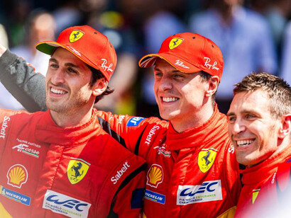 Antonio Giovinazzi, Alessandro Pier Guidi e Nicklas Nielsen pilotaram o carro vencedor da edição de 2023, a Ferrari de número 51