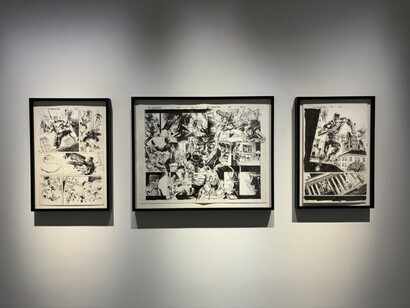 Klaus Janson, exhibition view. Courtesy of Philippe Labaune Gallery 