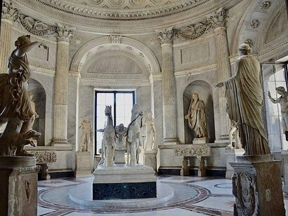 Hall of the Chariot, Museu do Vaticano, Roma