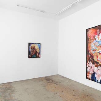 Ibrahim Meïté Sikely, Je deviendrai ce que j’aurais dû être, exhibition view. Courtesy of Anne Barrault Gallery. Photo by Aurélien Mole