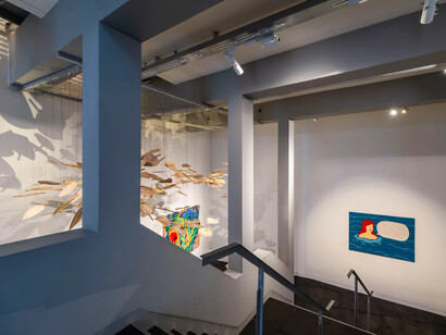 Various artists, Not a solitary feeling, exhibition view. Courtesy of Te Pātaka Toi Adam Art Gallery