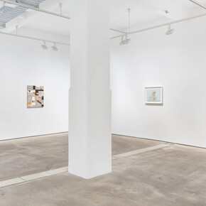 Andrew Bick and Prunella Clough, Dialogues, exhibition view. Courtesy of Hales Gallery