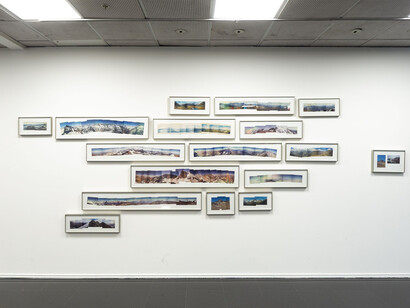 Nicolás Astorga, Mi niño de piedra, vista de exhibición. Cortesía del Museo de la Memoria y los Derechos Humanos