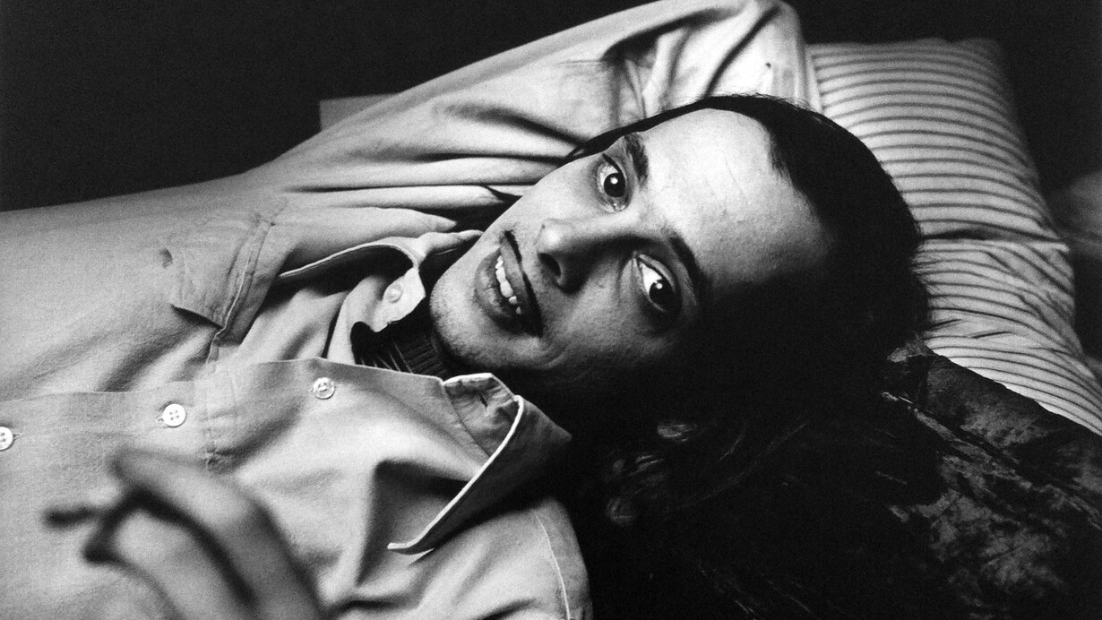 John Waters (I), 1975. Vintage gelatin silver print. 20 x 16 in; 50.8 x 40.6 cm, ©The Peter Hujar Archive, LLC