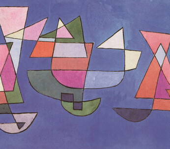 Paul Klee, Sailing Boats, 1927, watercolour on paper mounted on cardboard, 22.8 x 30.2 cm, Zentrum Paul Klee, Bern