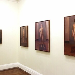 Wilbur Niewald. Recent Paintings, exhibition view. Courtesy of New York Studio School