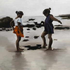 Lynette Yiadom-Boakye, Condor and the Mole, 2011, Arts Council Collection, Southbank Centre, London © the artist