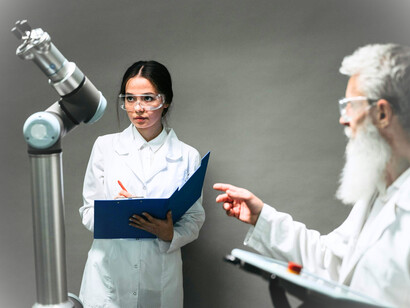 The apprentice observing, learning, and testing, reflecting the power of mentorship in bridging the talent divide