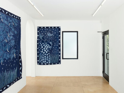Fadekemi Ogunsanya, A miracle is a reasonable thing to ask for, exhibition view. Courtesy of Nina Johnson Gallery