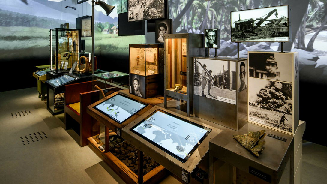 The former dutch colonies from WWII to independence, exhibition view. Courtesy of Verzets Resistance Museum