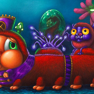 Mr. Kreme, Coralism birth, 2024. Courtesy of Thinkspace Projects Gallery