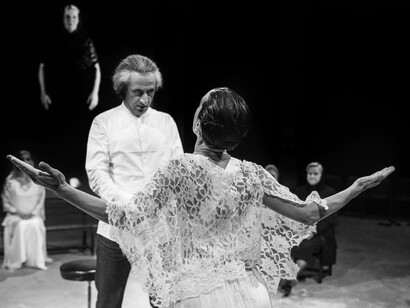 Shoja Azari, Mohsen Namjoo, Shirin Neshat. Passage through the world (2015)