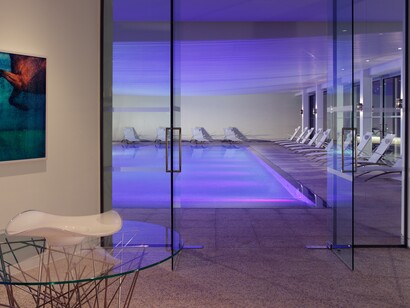 The Spa at Coworth Park.Swimming Pool Entrance