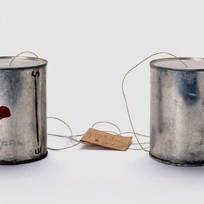 Joseph Beuys, Musik als Grün (Grüne Geige) / Telephon S———— Ǝ, 1974. Courtesy of National Gallery of Canada