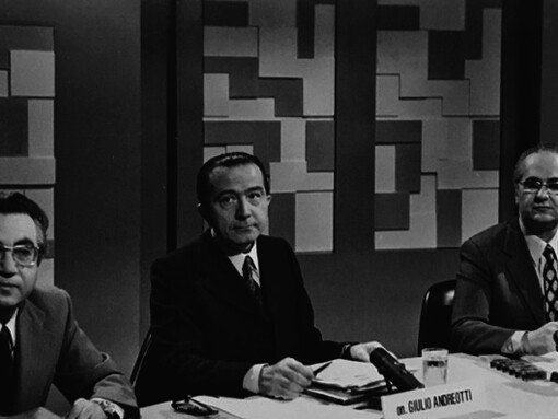 Giulio Andreotti a Tribuna elettorale