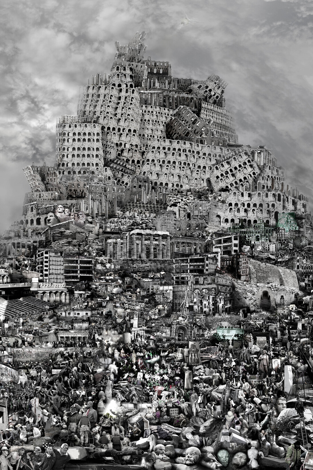 Du Zhenjun 杜震君 (b.1961), Babel World – Destructio 通天國－破壞, 2012 C-print 數碼打印 160 x 120 cm (63 x 47 ¼ in.) Edition 2 of 6 版本2_6