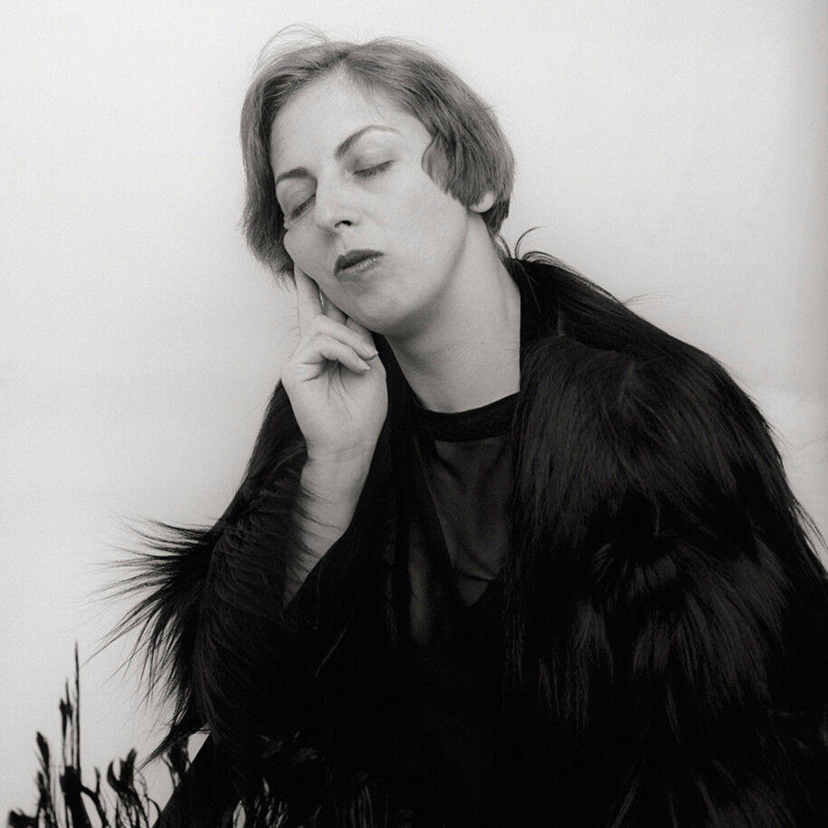 Isabella Blow asleep after a weekend filming at Hilles House, Elizabeth Street, London, 1994; Image Courtesy of Proud Galleries © Gary Wallis