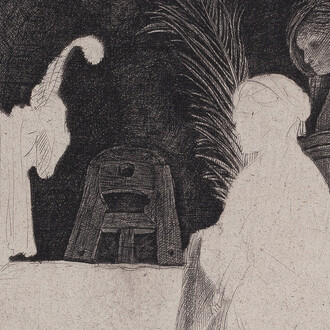 El artista y la modelo (detail), 1637-1641. Courtesy of Museo Carmen Thyssen