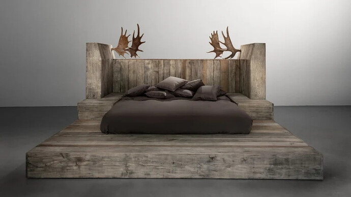 Rick Owens, Antler bed. Courtesy of Carpenters Workshop Gallery