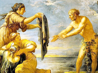 Salvator Rosa. Ulisse e Nausicaa