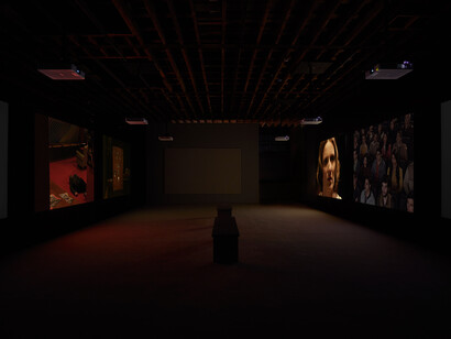 Stan Douglas, The Secret Agent, 2015. Six-channel video projection with sound