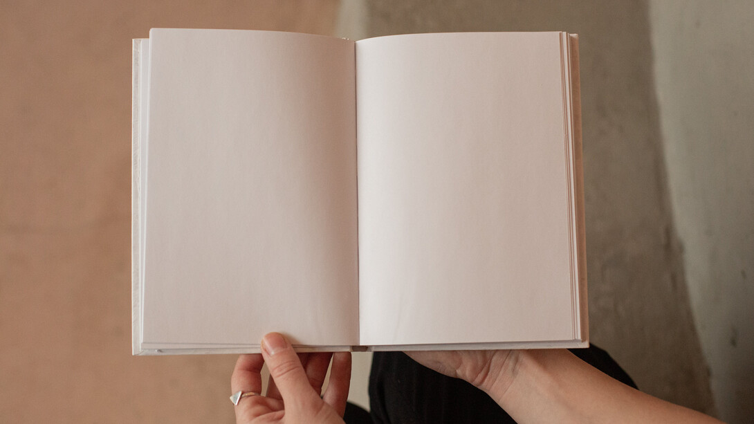 Livro em branco para ser preenchidos com objetivos ao longo do novo ano