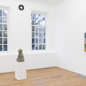 The sun rises under the pillar of your tongue, exhibition view. Courtesy of The Approach Gallery