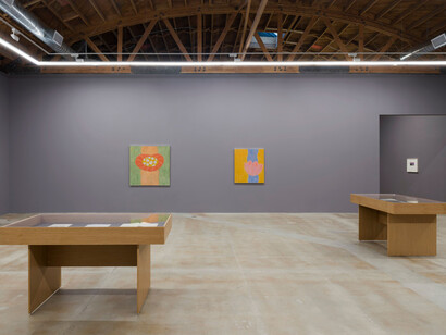 Alan Lynch, Infinitely on the surfaces of this teardrop world, exhibition view. Courtesy of Château Shatto Gallery
