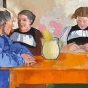 Multifaceted emmental, artwork in exhibition. Courtesy of Franz Gertsch Museum