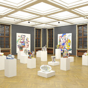 Nikolay Panayotov, Lunatically, exhibition view. Courtesy of the National Gallery