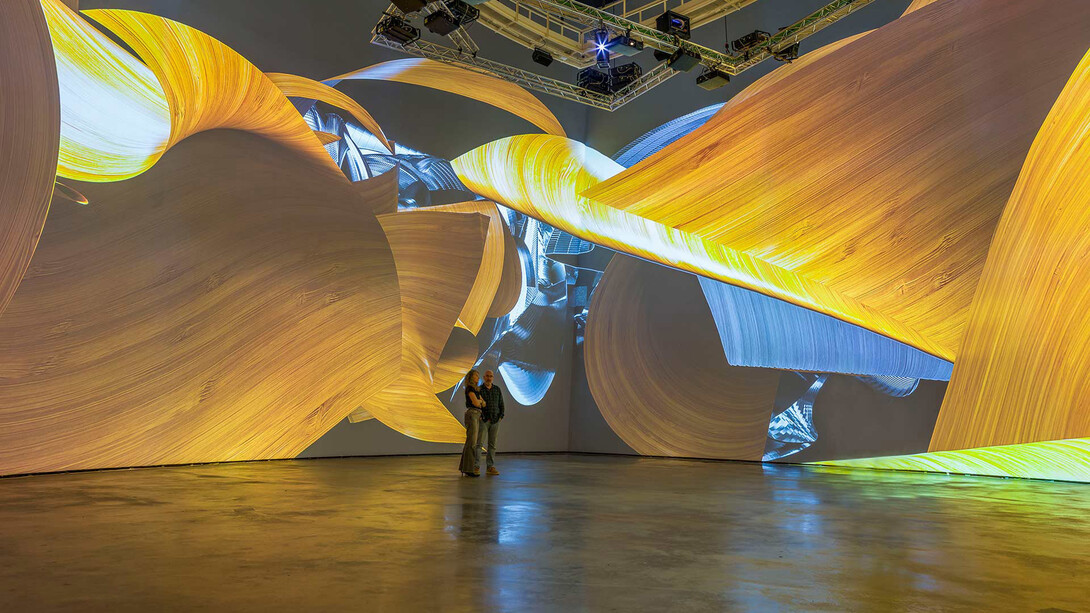 Refik Anadol, In situ, exhibition view. Courtesy of Guggenheim Bilbao