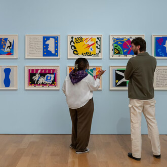 Henri Matisse, Matisse’s jazz: rhythms in color, exhibition view. Courtesy of Art Institute of Chicago