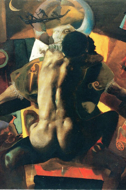 Ugo Attardi, La Vuelta, 1979, olio su tela