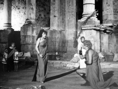 Núria Espert en la representación de «Medea» en el Festival Internacional de Teatro Clásico de Mérida, 1959