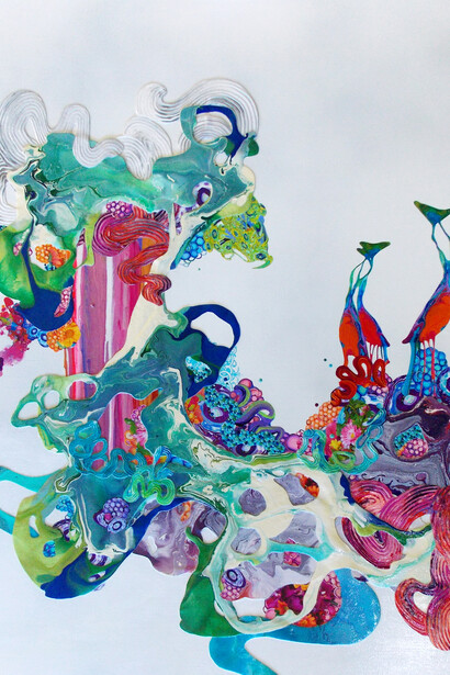 A walk through wonderland 36x48.