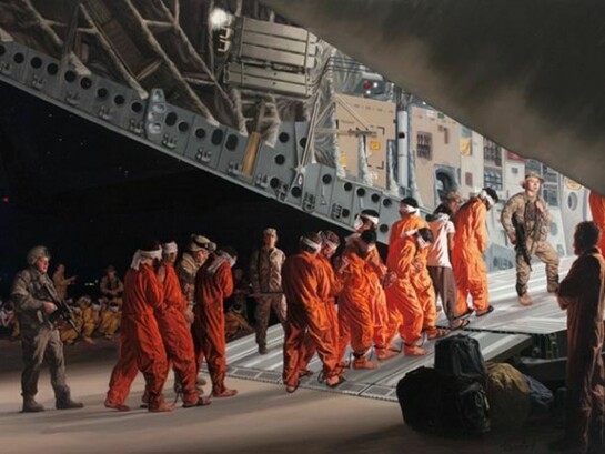 21c Museum. Empire, 2010. Oil on linen, 96 x 132 in. Collection of Laura Lee Brown and Steve Wilson, 21c Museum Hotel © Steve Mumford