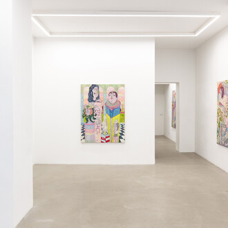 Ross Taylor, Divine cargo, ausstellungsansicht. Mit freundlicher genehmigung der Galerie Russi Klenner