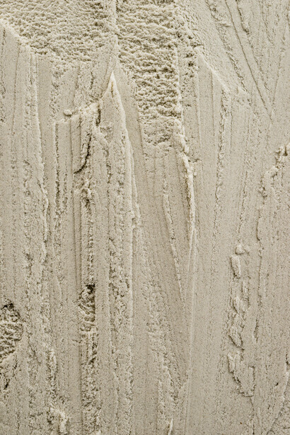 Fernando Mastrangelo, It's Fury on the Dark Ocean Alone (detail), 2015, Sand, 40x30 inches (101.6 x 76.2 cm). Courtesy Mike Weiss Gallery, New York