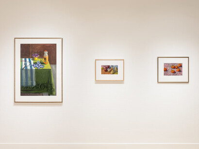 Paul Wonner, A bountiful feast, exhibition view. Courtesy of Paul Thiebaud Gallery