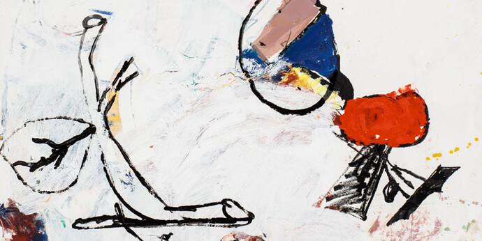 Eddie Martinez. Courtesy of The Drawing Center 