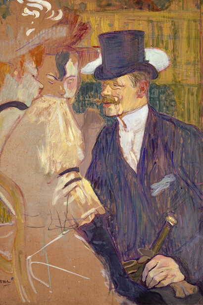 Henri de Toulouse- Lautrec, L'inglese al Moulin  Rouge 
