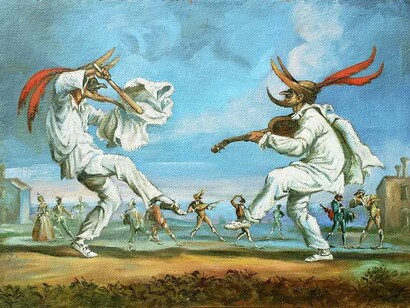 Zanni Beppe Nappa and Fritellino (Servants)