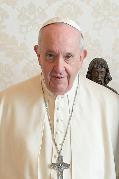 Papa Francesco nel 2021 presso la Presidenza della Repubblica