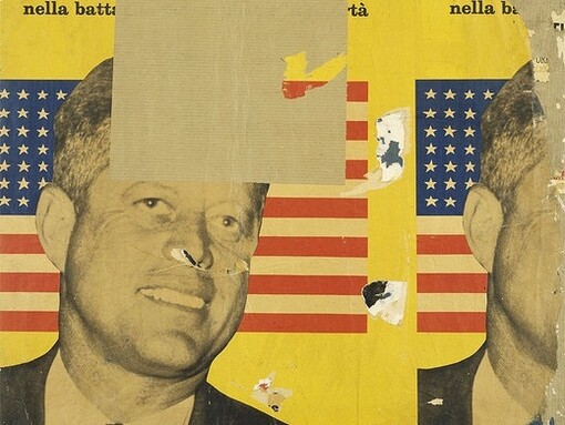Mimmo Rotella, Viva America, 1963, collezione privata