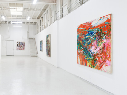 Installation View, Caroline Jackson, In Between, 2023. Courtesy of Micki Meng, BayView