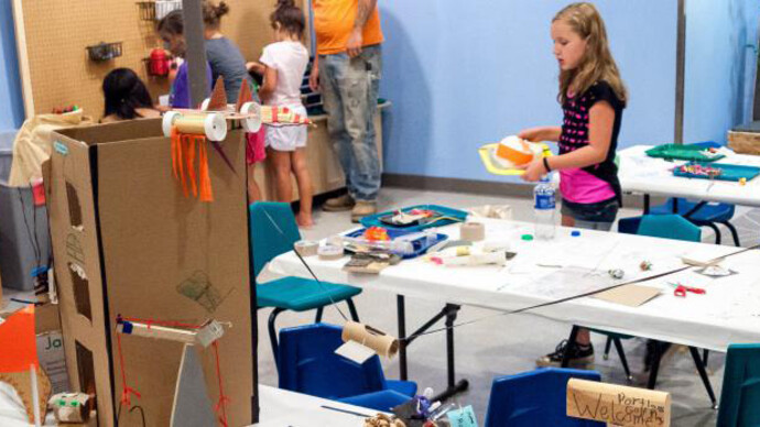 Maker Studio. Courtesy of Portland Children's Museum