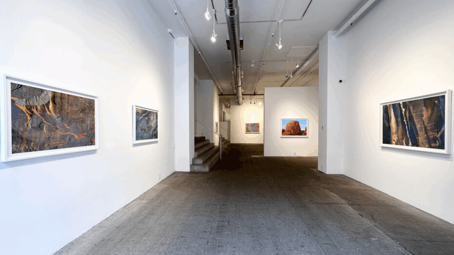Sally Gall, Vertical world, exhibition view. Courtesy of Winston Wächter Fine Art 
