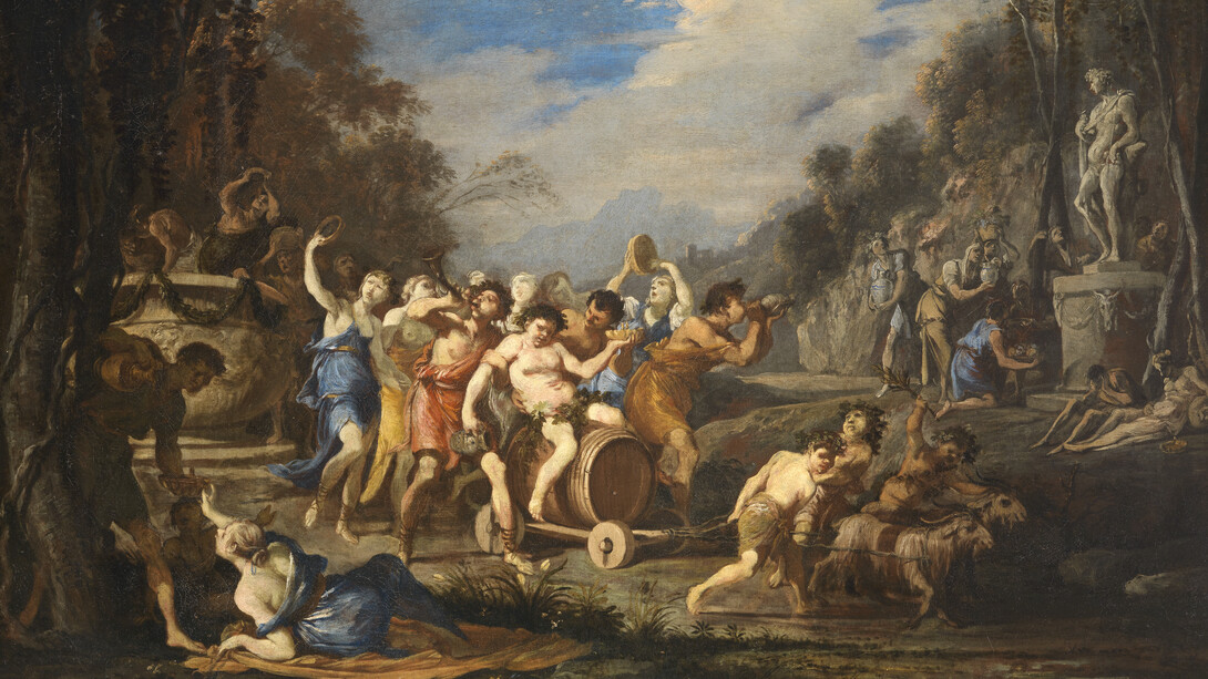 Domenico Gargiulo, detto Micco Spadaro, Corteo di Bacco (dettaglio), 1650 ca. Cortesia della Fondazione De Vito a Forte dei Marmi